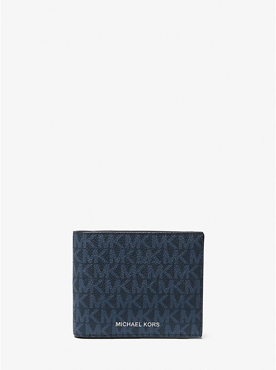 778 - MICHAEL KORS Cooper Logo Billfold Wallet With Passcase