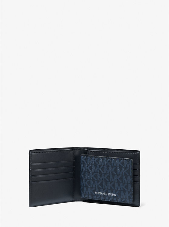 778 - MICHAEL KORS Cooper Logo Billfold Wallet With Passcase