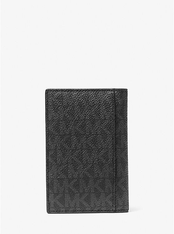 782 - MICHAEL KORS Rivington Striped Logo Bi-Fold Card Case