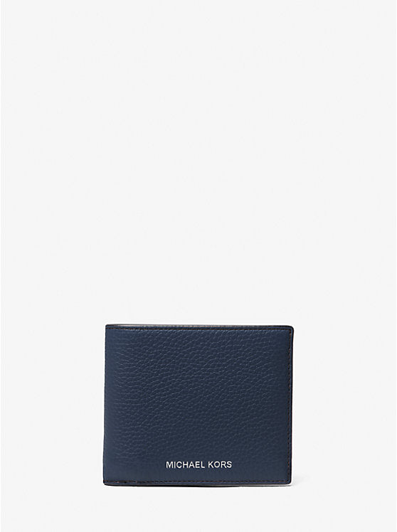 785 - MICHAEL KORS Cooper Pebbled Leather Billfold Wallet