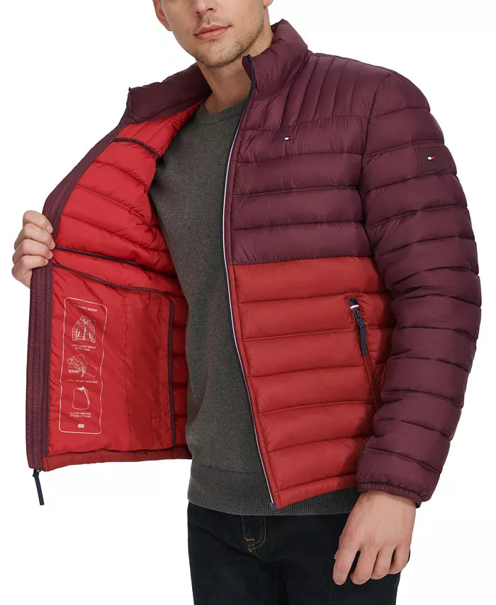 890 - TOMMY HILFIGUER Men's Packable Quilted Puffer Jacket