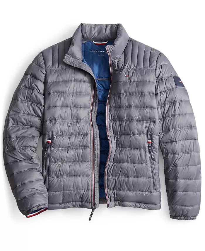 894 - TOMMY HILFIGUER Men's Packable Quilted Puffer Jacket