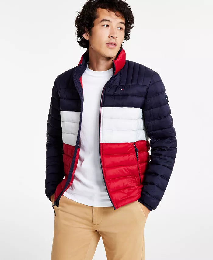 897 - TOMMY HILFIGUER Men's Packable Quilted Puffer Jacket