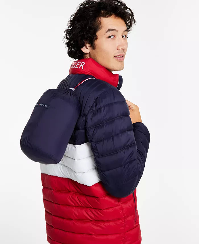 897 - TOMMY HILFIGUER Men's Packable Quilted Puffer Jacket