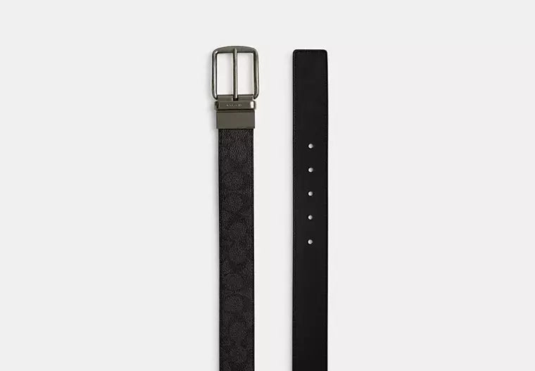 961 - SOBRE PEDIDO - COACH Harness Buckle Cut To Size Reversible Belt, 38 Mm