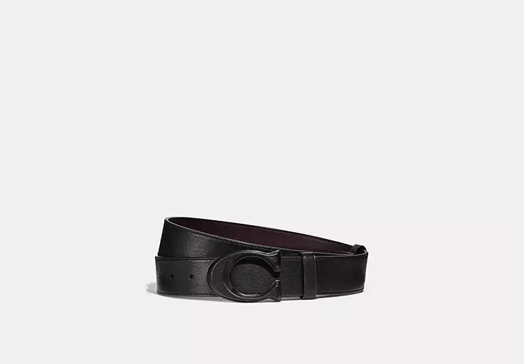 967 - SOBRE PEDIDO - COACH Signature Buckle Cut To Size Reversible Belt, 38 Mm