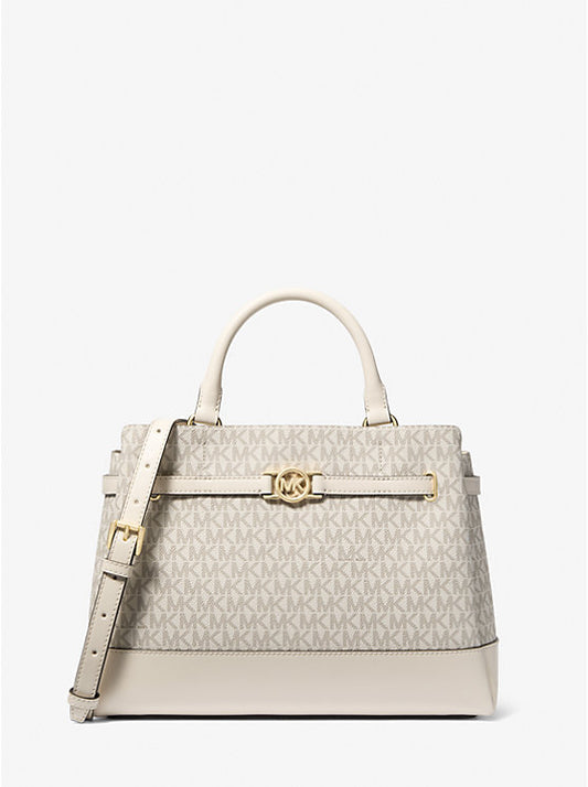 01 - SOBRE PEDIDO - MICHAEL KORS Reed Large Signature Logo Satchel