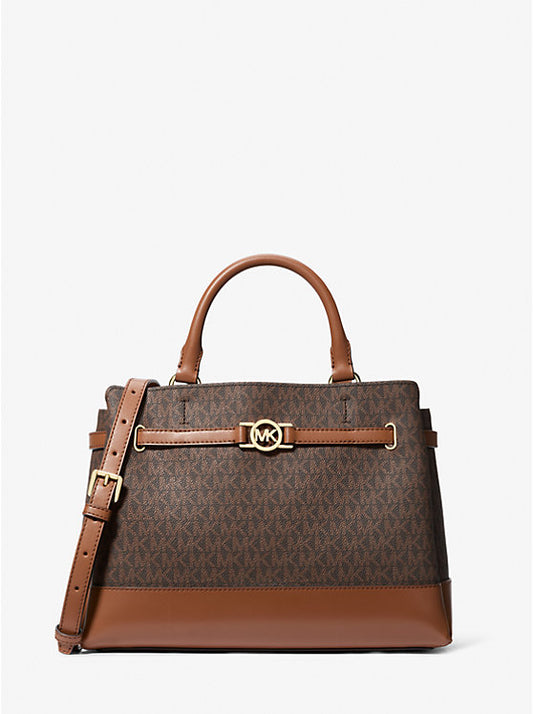 02 - SOBRE PEDIDO - MICHAEL KORS Reed Large Signature Logo Satchel