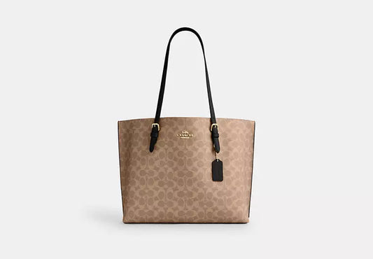 30 - SOBRE PEDIDO - COACH Mollie Tote Bag In Signature Canvas