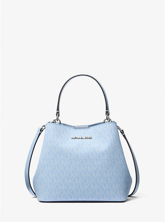 39 - SOBRE PEDIDO - MICHAEL KORS Pratt Small Signature Logo Convertible Shoulder Bag