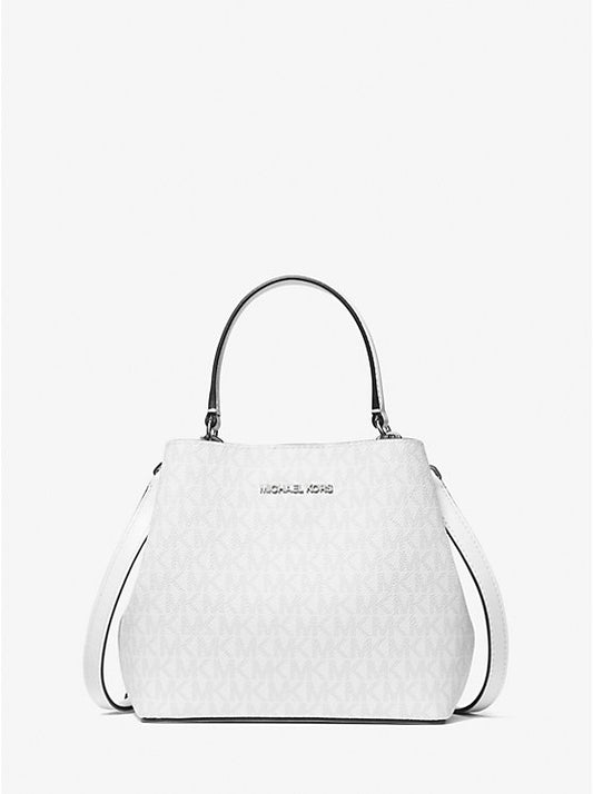 40 - SOBRE PEDIDO - MICHAEL KORS Pratt Small Signature Logo Convertible Shoulder Bag