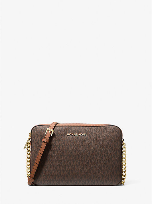 44 - SOBRE PEDIDO - MICHAEL KORS Jet Set Large Printed Logo Crossbody Bag