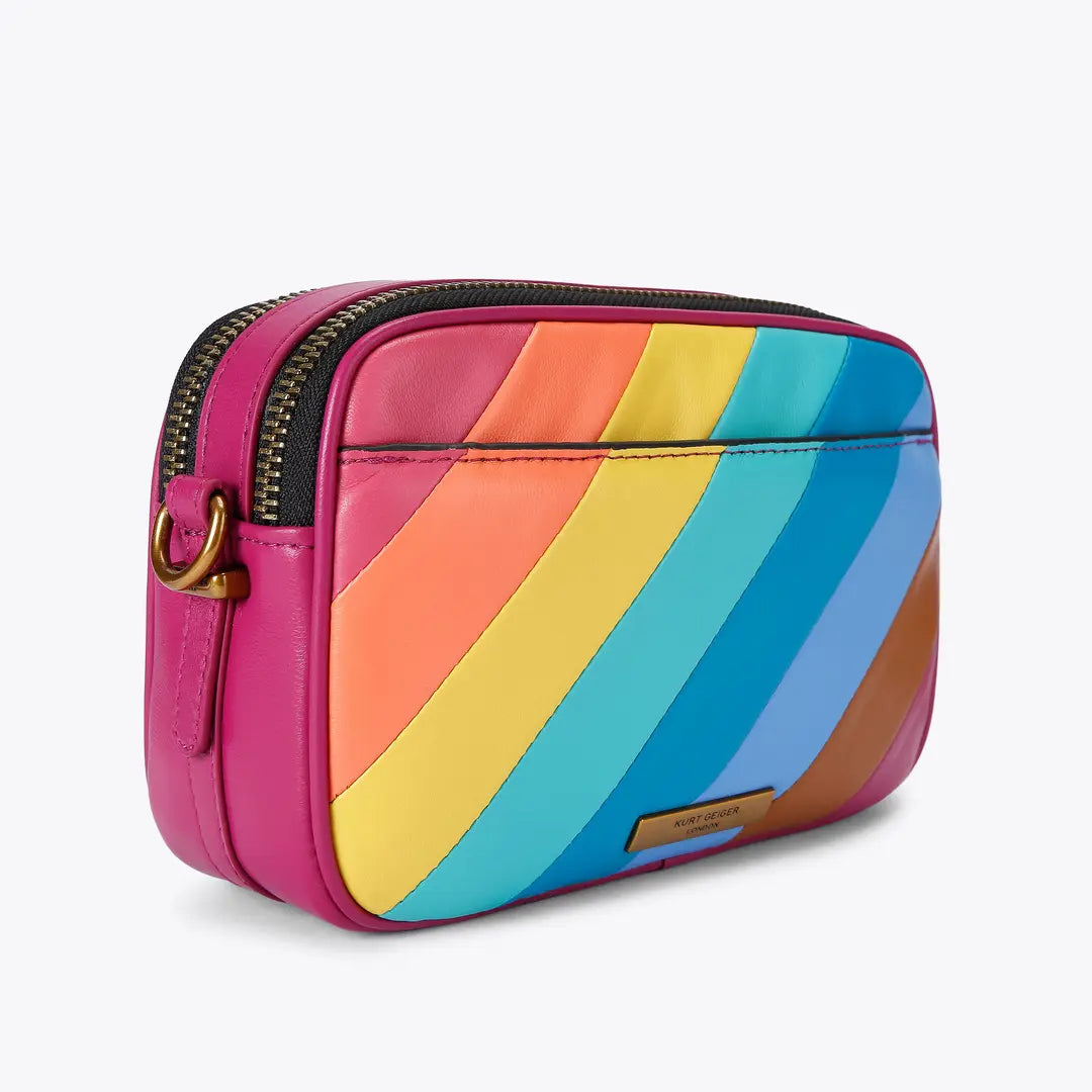51 - SOBRE PEDIDO - KURT GEIGER LONDON dual zip kensington camera bag