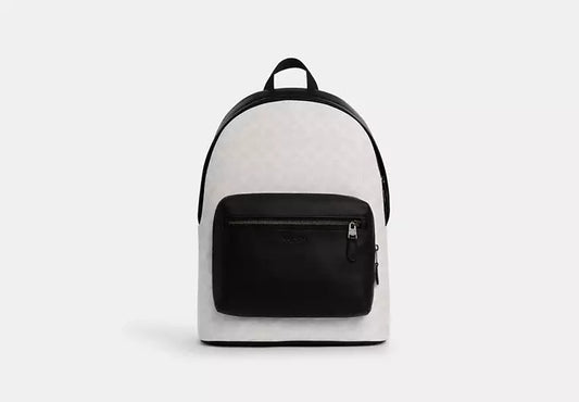 642 - SOBRE PEDIDO - COACH West Backpack In Signature Canvas