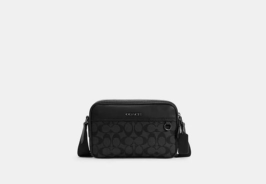 660 - COACH Graham Crossbody Bag In Signature Canvas