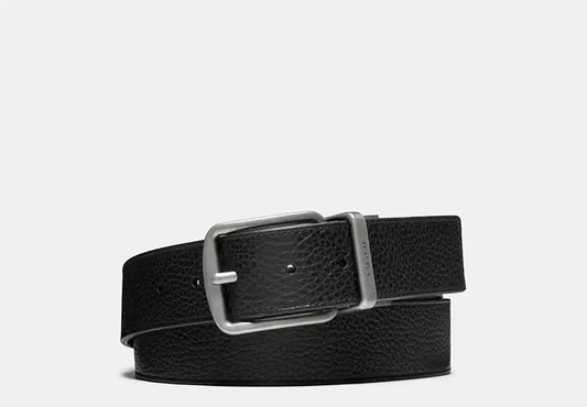 963 - SOBRE PEDIDO - COACH Harness Buckle Cut To Size Reversible Belt, 38 Mm