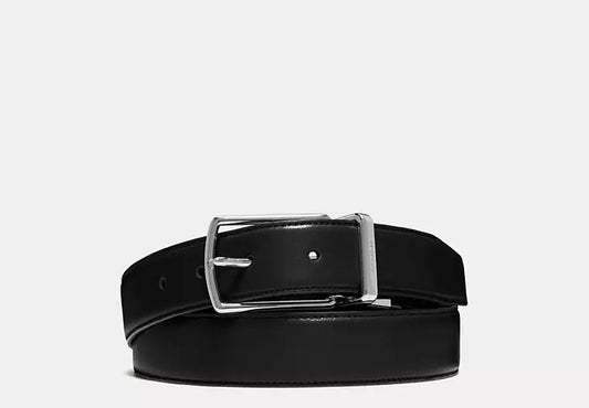 968 - SOBRE PEDIDO - COACH Harness Buckle Cut To Size Reversible Belt, 32 Mm